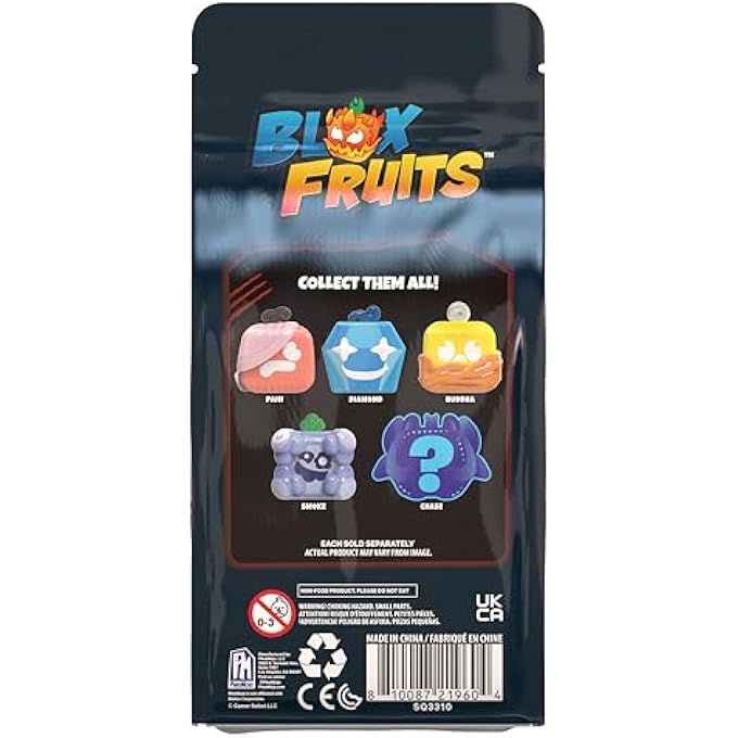 Blox Fruits SQUISHY FIGURES, BLIND PACK, COLLECTIBLE PLUSH, OFFICIALLY LICENSED, INCLUDE DLC CODE TO UN-LOCK GAME CONTENT, FOR ENTHUSIAST, 6 YEARS+ - Image 4